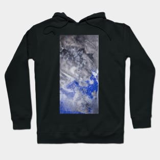 Fluid Rain Abstract Painting Hoodie